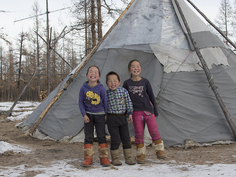 taiga kids photo Mongolia